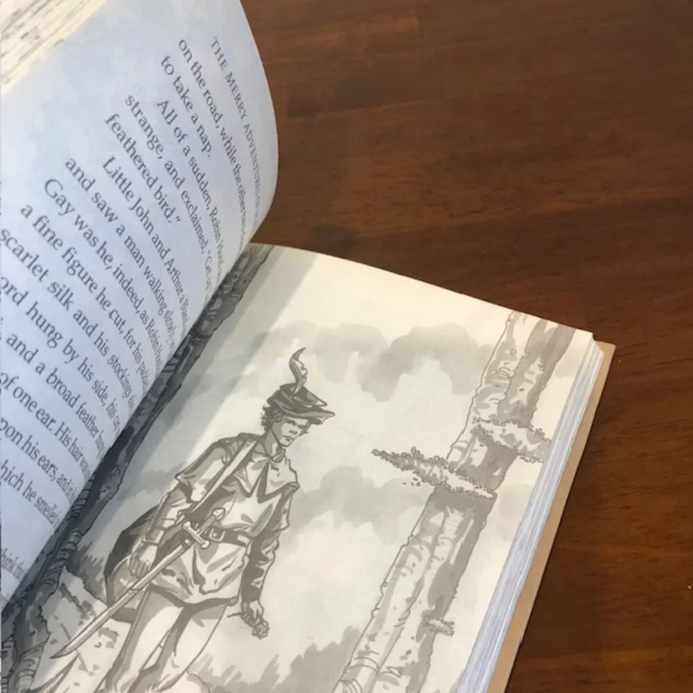 The Merry Adventures Of Robin Hood Hardcover Book - Picture 10 of 12